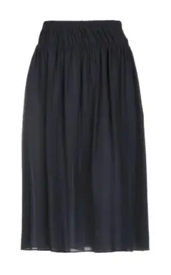 値下げ★ASPESIシルク7分丈スカートS/美品