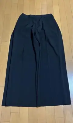 ワイドパンツ ブラック スラックス