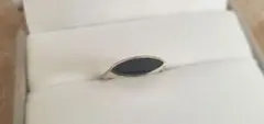 ヴィンテージ　エナメル　リング　インレイ