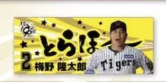 【新品未使用】阪神タイガース 勝利時限定とらほータオル 梅野隆太郎
