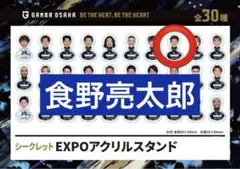 ガンバ大阪　食野亮太郎　シークレットEXPOアクリルスタンド