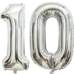 32㌅　ナンバーバルーン2点セット　誕生日　記念日 10 20 30 40 50