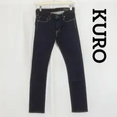 ☆新品タグ付き☆ KURO 濃紺デニムパンツ　DIAMANTE ONE WASH