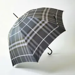 Burberry バーバリー 長傘 レディース ネイビー 保存袋付き