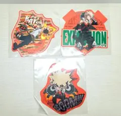 ヒロアカ 爆豪勝己 きゃらくたぶるダイカットカード 3種 セット