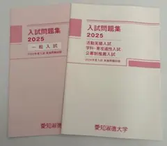 愛知淑徳大学 入試問題集 一般入試・推薦入試 公募