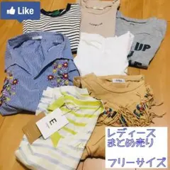 新品未使用有レディース　【フリーサイズ】まとめ売り　トップス　色々　Tシャツ