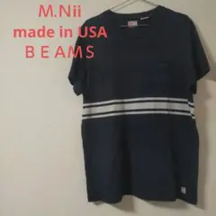 Ｍ.Nii　 米国製　ＢＥＡＭＳ サーフポケットＴシャツ size Ｍ