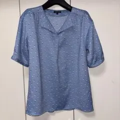 INDIVI❤︎ターンネックブラウス⭐︎超美品！透け感無し！