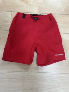 mont-bell 赤 ハーフパンツ 130サイズ