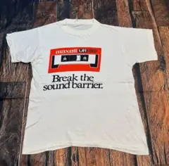 80s Maxell UR60 プロモTシャツ 染み込みプリント　ヴィンテージT