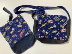 ハンドメイド　幼稚園バッグ＆シューズ入れセット