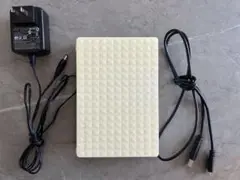 Seagate 外付けハードディスク ホワイト SRD0NF2