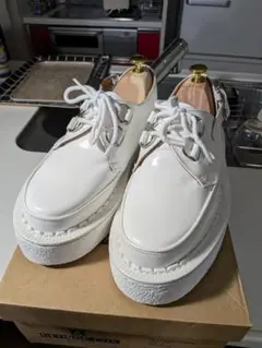 【新品】ギャルソンプリュス×ジョージコックス 白　UK6