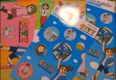 アサヒ飲料　CITY THE ANIMATION　クリアファイル 4枚セット