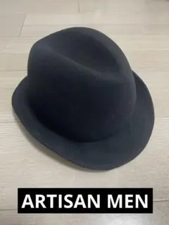 ARTISAN 黒 ハット 57cm メンズ