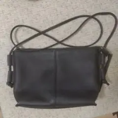 レザー☆ブラック☆ショルダーバッグ