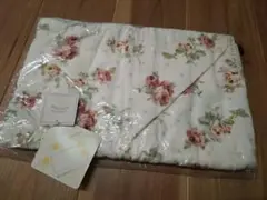 LAURA ASHLEY　オーガニックコットン花柄タオルケット　ローラアシュレイ