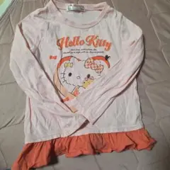 美品✨キティちゃんロンティー110