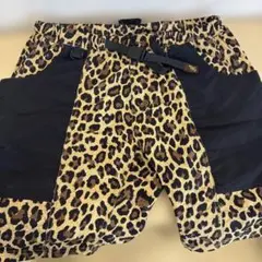 GRAMICCIヒョウ柄ショートパンツ 調整可能ベルト付き