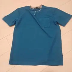 ALBATROSS L 青色 ポケット付きシャツ