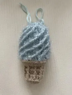 アイスクリーム型小物入れ／キラキラソフトクリーム