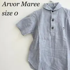 Arvor Maree アルボーマレー シャツ 半袖プルオーバーシャツ