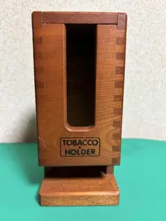 木製タバコホルダー　【レトロ】