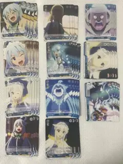 この素晴らしい世界に祝福を　ヴァイスシュバルツ　デッキパーツ　アクア　エリス　青