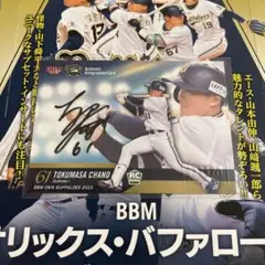 ブティック [49枚限定] BBM 2023 オリックス 茶野篤政 直筆サイン