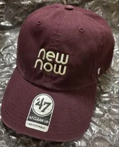 new now Timeless キャップ バーガンディ47 2025年最新】newnow キャップの人気アイテム - メルカリ