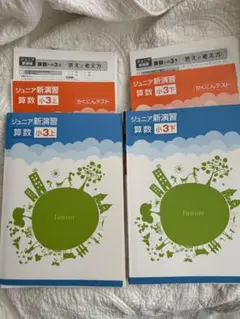 ジュニア新演習　算数小3 上下セット
