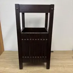 傘立て　木製　ビンテージ家具　昭和レトロ家具