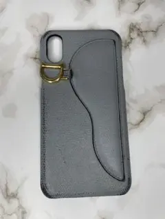 DIOR ディオール iPhone X,XSケース サドル 人気色 ブルー