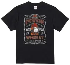 Whiskey Tシャツ ブラック　アメリカンテイストデザイン