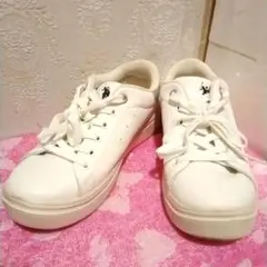 U.S. POLO ASSN. ホワイトスニーカー