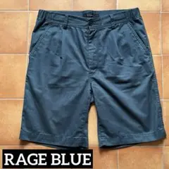 RAGEBLUE レイジブルー ショートパンツ Lサイズ 藍色 紺色 ネイビー