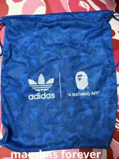 adidas A BATHING APE メッシュバッグ