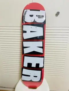 台湾製無地黒デッキテープ付き BAKER ベーカースケートボード 8.0デッキ