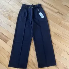 SAISON DE PAPILLON ブラックワイドパンツ新品