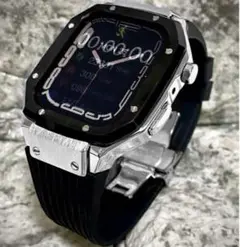 Apple Watchカバーケースアップルウォッチラバーバンドベルトg-@