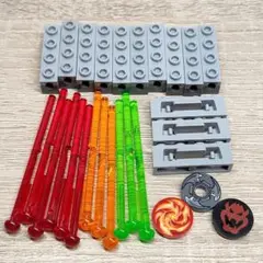 【匿名】LEGO 13個セット スプリングシューター ラウンドタイルシューター