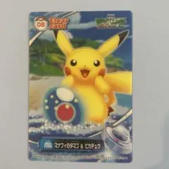 マナフィのたまご＆ピカチュウ ポケモン　カードダス ずかん クリア Clear