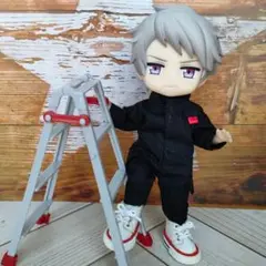 長袖つなぎ☆ねんどろいどどーる服☆黒