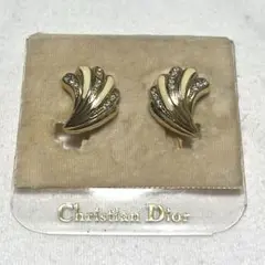 Dior ディオール ヴィンテージ イヤリング ゴールド