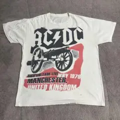 AC/DC ライブTシャツ 1976年マンチェスター　半袖Tシャツ古着　Lサイズ