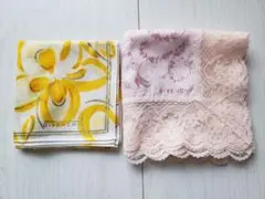 GIVENCHY　ハンカチ　未使用　2枚セット