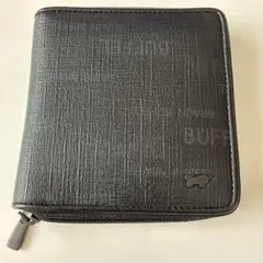 BRAUN BUFFEL ブラック レザー 二つ折り財布 ほぼ未使用美品