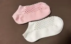新品／未使用　あみあみソックス　２枚セット