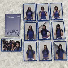 TWICE This is for 特典 トレカ セット 10枚入 青